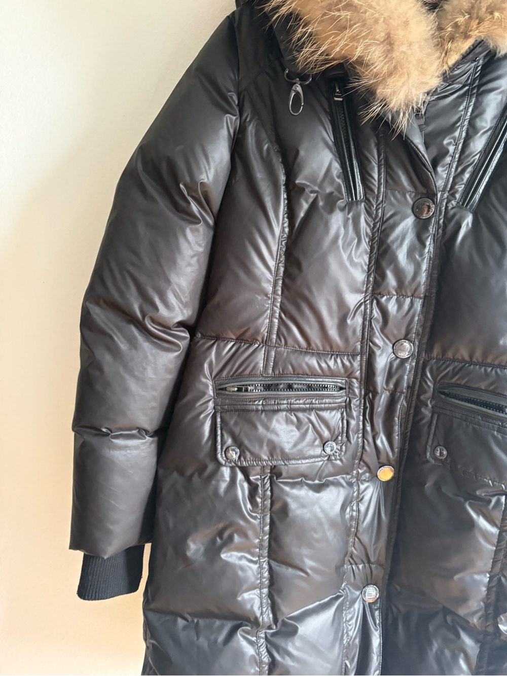 Rudsak Atelier Noir Sz XL Puffer Down Filled Black Winter Coat - Picture 4 of 16